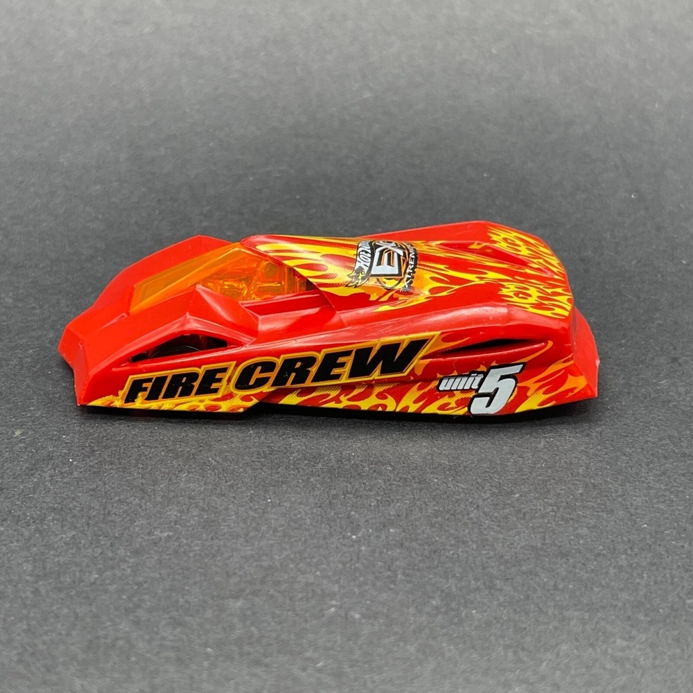 Hot Wheels Fire Crew Unit #5 Car Extreme City Red Flames Diecast 1/64 Loose - Picture 2 of 6